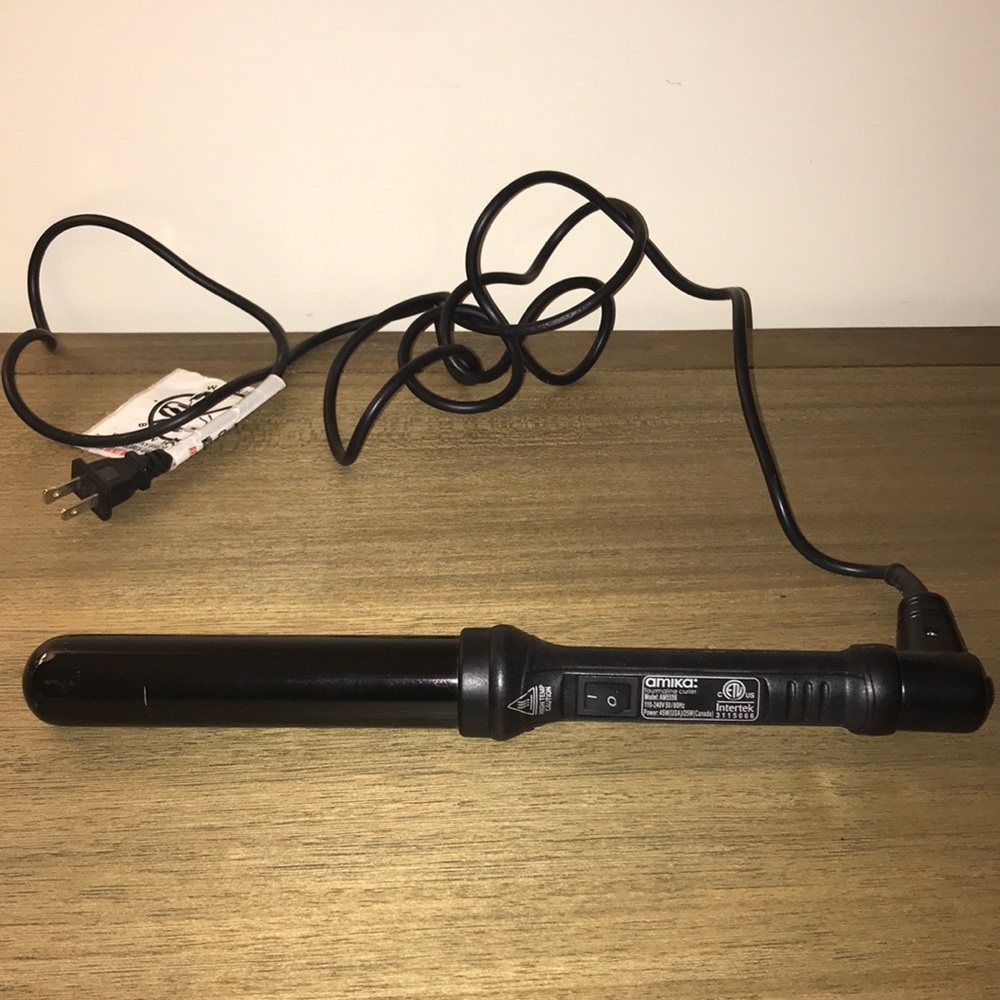 Amika Tourmaline Wand Curler 1 and 1/8”
